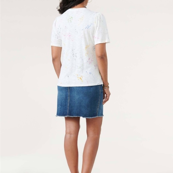 Democracy short sleeve tee paint splatter - Picture 8 of 9